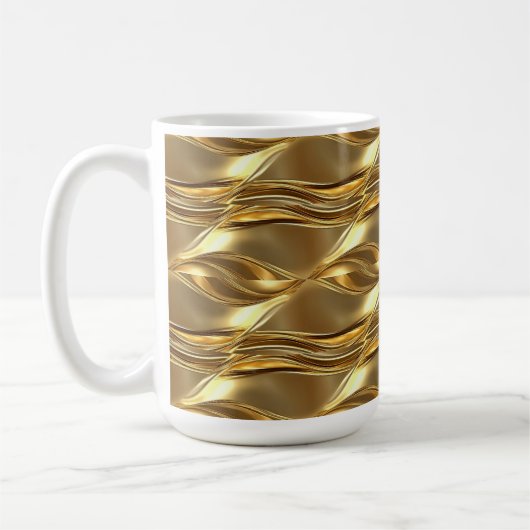 Mug Captivating gold pattern (Gauche)