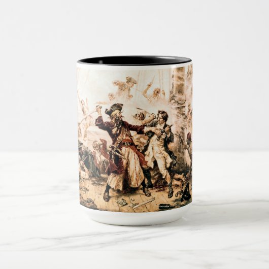 Mug Capture, Barbe noire pirate, Revenge de la reine A (Centre)