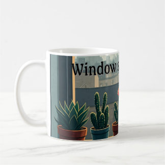 Mug Capuche de cactus de fenêtre