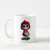 Mug Capuchon de rouge de Dia de los Muertos Little (Gauche)