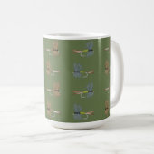 Mug Capuchons de pêche à la mouche (Devant droit)