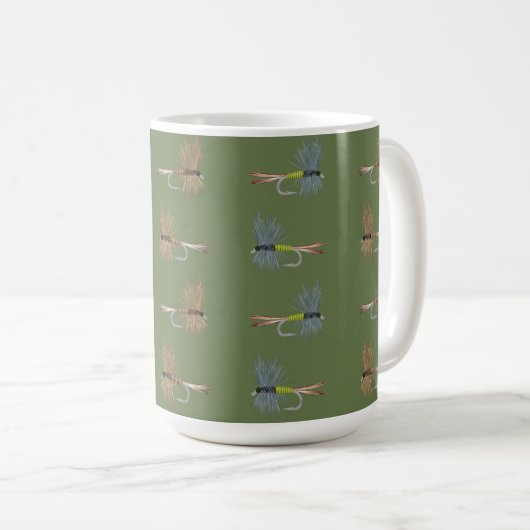 Mug Capuchons de pêche à la mouche (Devant droit)