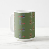 Mug Capuchons de pêche à la mouche (Devant gauche)