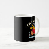 Mug Capy Holidays Ice Skating Capybara Funny Xmas Chri (Devant droit)