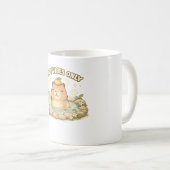 Mug Capy Vibes Only Mignon Capybara Kawaii (Devant droit)
