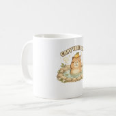 Mug Capy Vibes Only Mignon Capybara Kawaii (Devant gauche)
