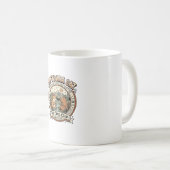 Mug Capybara Chat Capybara Chat Détendu Art Vectoriel (Devant droit)