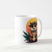 Mug Capybara cool et élégante (Devant droit)
