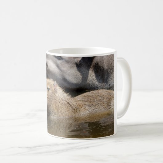 Mug Capybara dans l'eau (Devant droit)