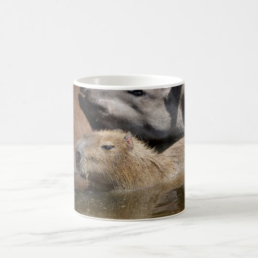 Mug Capybara dans l'eau (Centre)