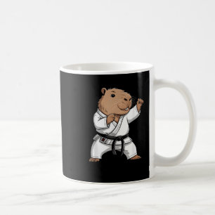 Mug Capybara d'arts martiaux drôle de karaté taekwondo