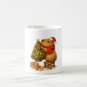 Mug Capybara de Noël décorant l'arbre (Centre)