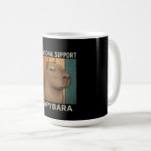 Mug Capybara Décontracté Rétro Coucher de Soleil Vinta (Devant droit)