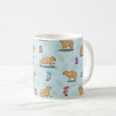 Mug Capybara et mushroom pattern (Devant droit)