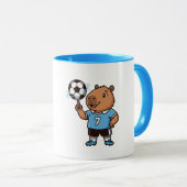Mug Capybara Football Mignon (Devant droit)