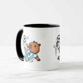 Mug Capybara Football Mignon (Devant gauche)
