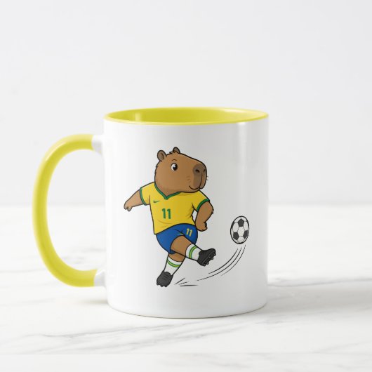 Mug Capybara Football Mignon (Gauche)