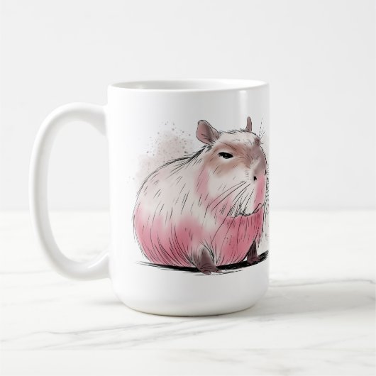 Mug Capybara grincheux (Gauche)