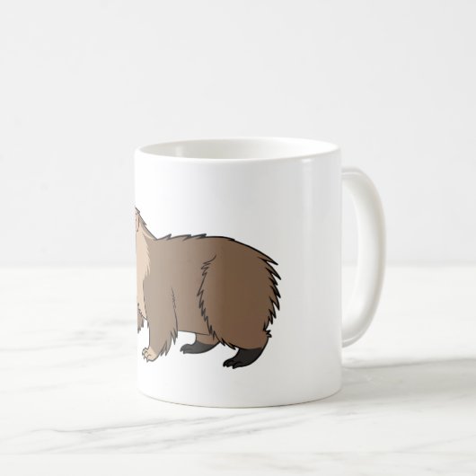 Mug capybara mignon (Devant droit)