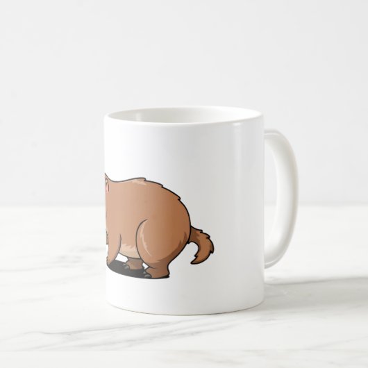 Mug capybara mignon (Devant droit)