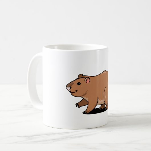Mug capybara mignon (Devant gauche)