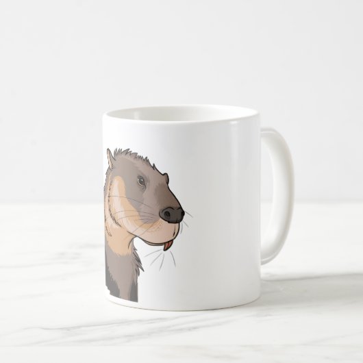 Mug capybara mignon (Devant droit)