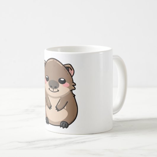 Mug capybara mignon (Devant droit)
