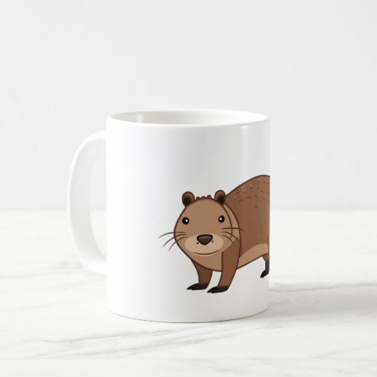 Mug capybara mignon (Devant gauche)