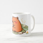 Mug Capybara Mignon à l'heure du thé dans l'Onsen (Devant droit)