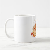 Mug Capybara Mignon Onsen Feuille d'Érable Automne (Gauche)