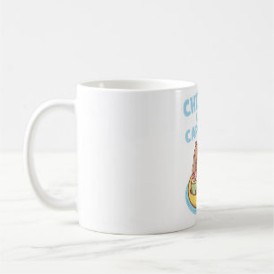 Mug Capybara Sur Un Flotteur De Piscine Se Chalissant
