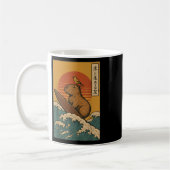 Mug Capybara Surf Japonais (Gauche)