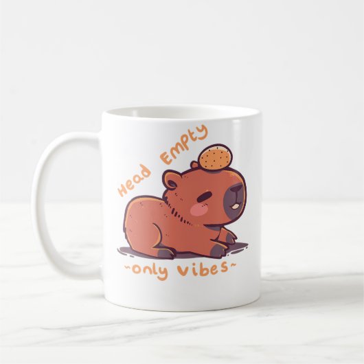 Mug Capybara tête vide (Gauche)
