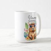 Mug Capybara Tropical Drôle Mode Vacances (Devant droit)