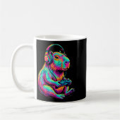 Mug Capybara Video Games Gamer Funny Gaming Graphic Ki (Gauche)