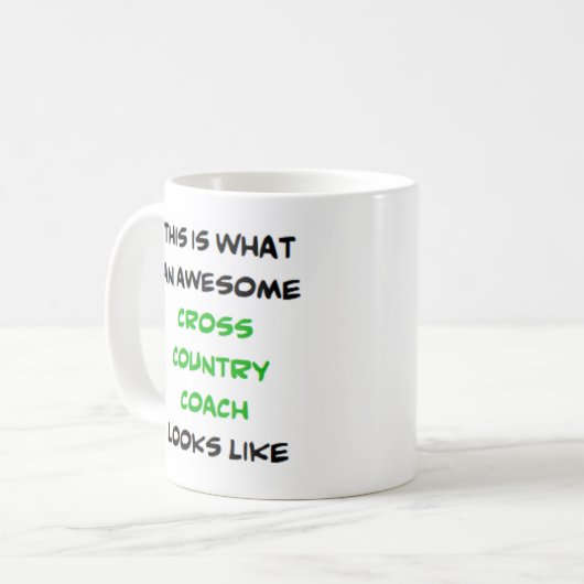 Mug car cross-country, génial (Devant gauche)