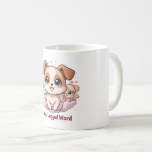 Mug "Car est un mot à quatre pattes" Belle pâte de caf