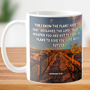 Mug Car Je Connais Les Plans Jérémie 29 Bible Verse