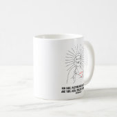 Mug Car Je Restaurerai La Santé. chrétien (Devant droit)