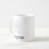 Mug Car Je Restaurerai La Santé. chrétien (Devant gauche)