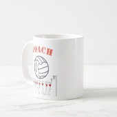 Mug Car orienté d'équipe de boule de net-ball (Devant gauche)