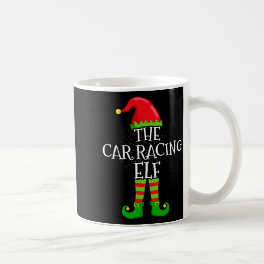 Mug Car Racing Elf Family Matching Christmas Group (Droite)