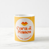 Mug Cara & Manos Natural Cosmetics Orange L Mug, 11 oz (Centre)
