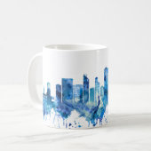 Mug Caracas Venezuela Skyline Blue (Devant gauche)