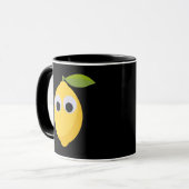 Mug Caractère citron mignon avec yeux googly (Devant gauche)