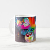 Mug Caractère clown coloré (Devant gauche)
