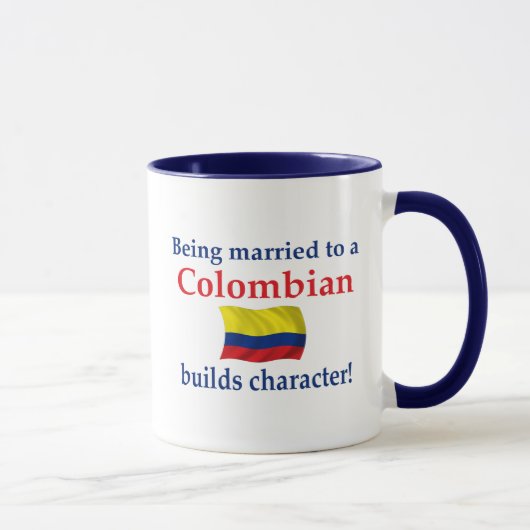 Mug Caractère colombien de constructions (Droite)