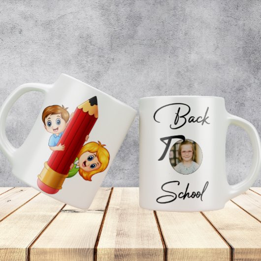 Mug Caractère crayon de dessin | Retour à l'école