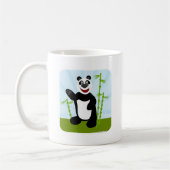 Mug Caractère de dessin en bambou de Panda Pal (Gauche)