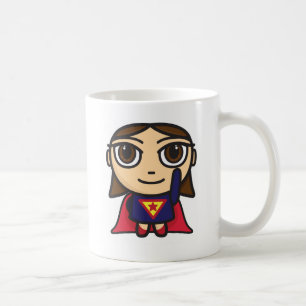Mug Caractère de fille de superhéros